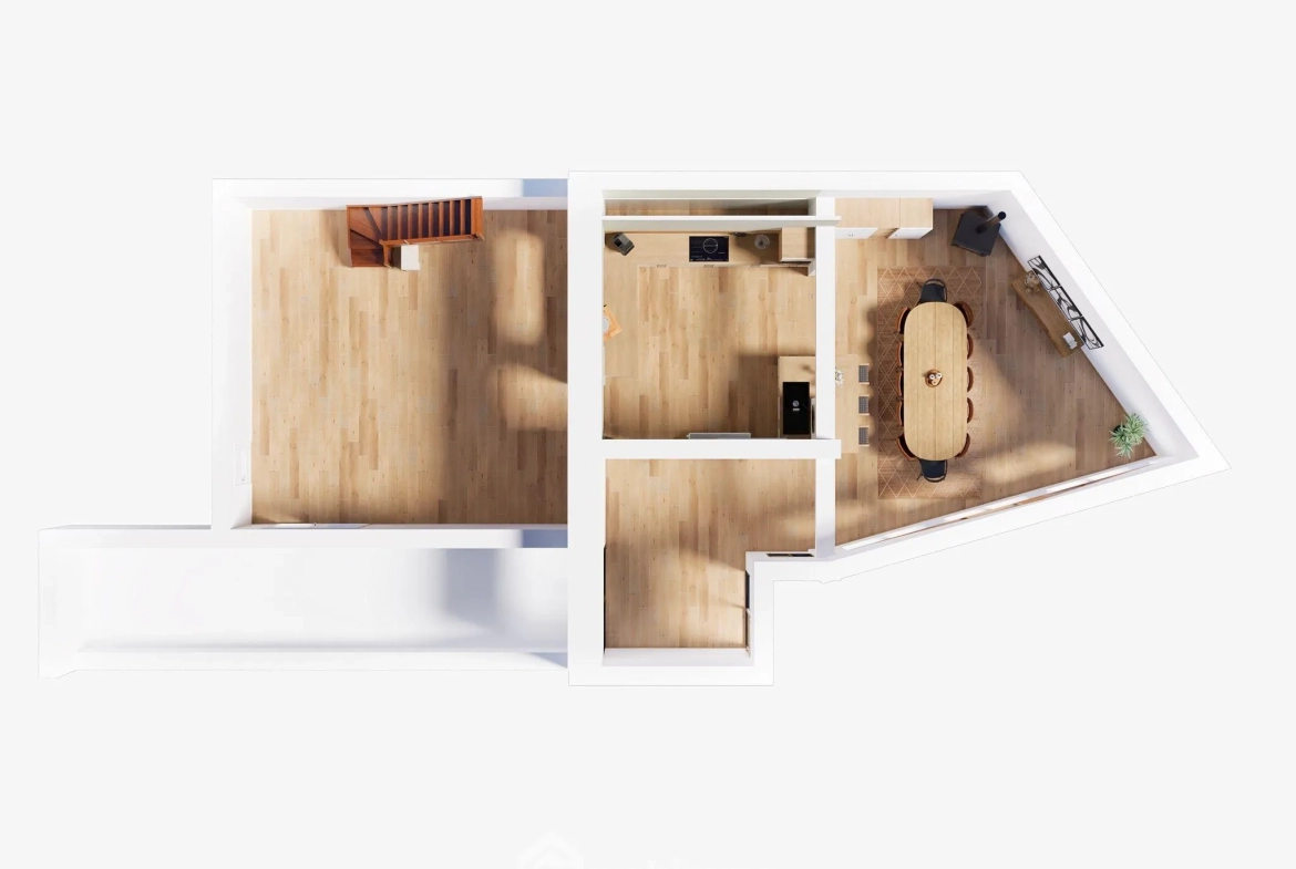 Maison de campagne de 148 m² avec 4 chambres à Dangé-Saint-Romain 