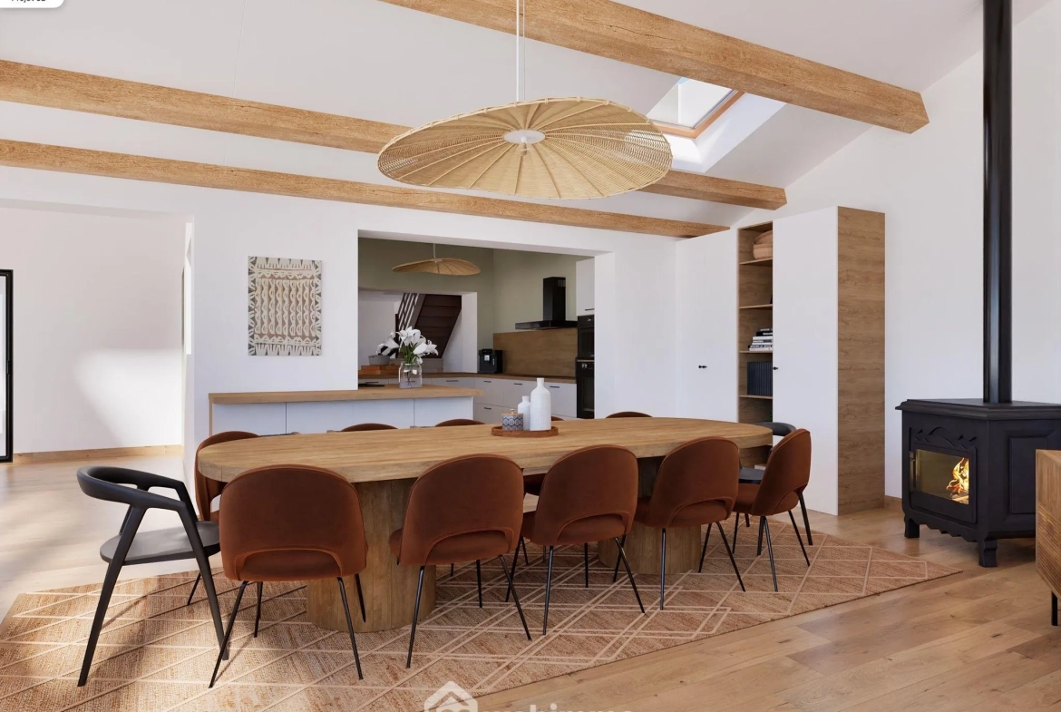 Maison de campagne de 148 m² avec 4 chambres à Dangé-Saint-Romain 