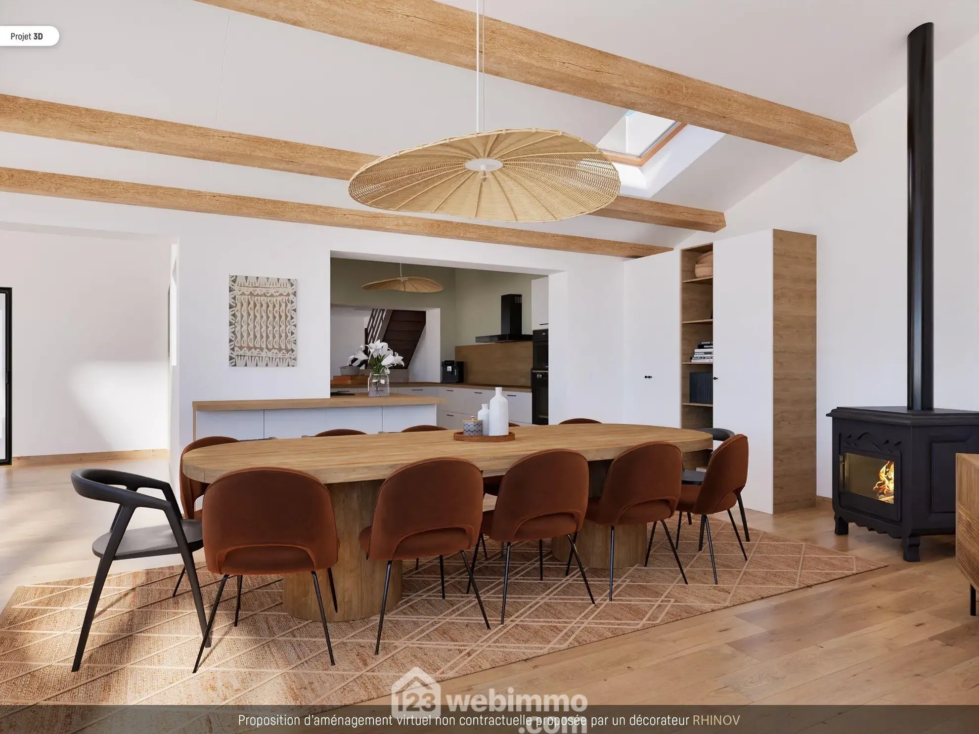 Maison de campagne de 148 m² avec 4 chambres à Dangé-Saint-Romain 