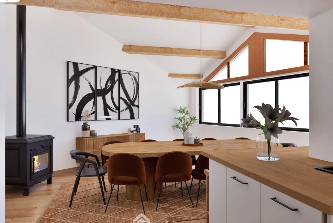 Maison de campagne de 148 m² avec 4 chambres à Dangé-Saint-Romain 