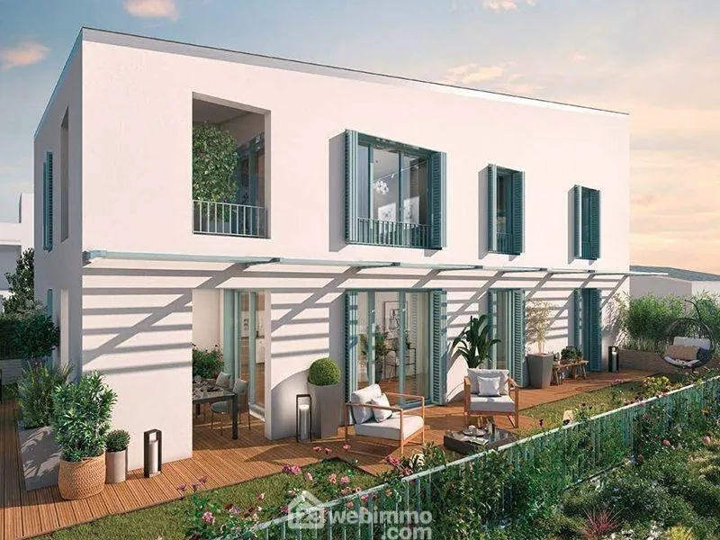 A vendre appartement T2 de 43 m² avec terrasse à La Rochelle 