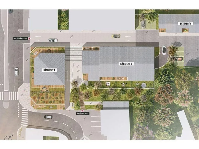 A vendre appartement T2 de 43 m² avec terrasse à La Rochelle 