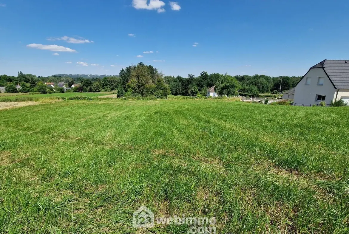 Terrain à bâtir de 1021 m² à Mons-en-Laonnois avec toutes commodités 