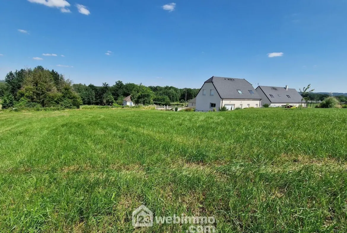Terrain à bâtir de 1021 m² à Mons-en-Laonnois avec toutes commodités 
