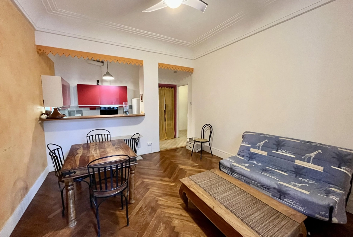 Appartement T2 à vendre dans le quartier des Musiciens à Nice – 44 m² 