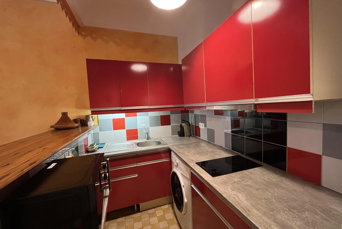Appartement T2 à vendre dans le quartier des Musiciens à Nice – 44 m² 
