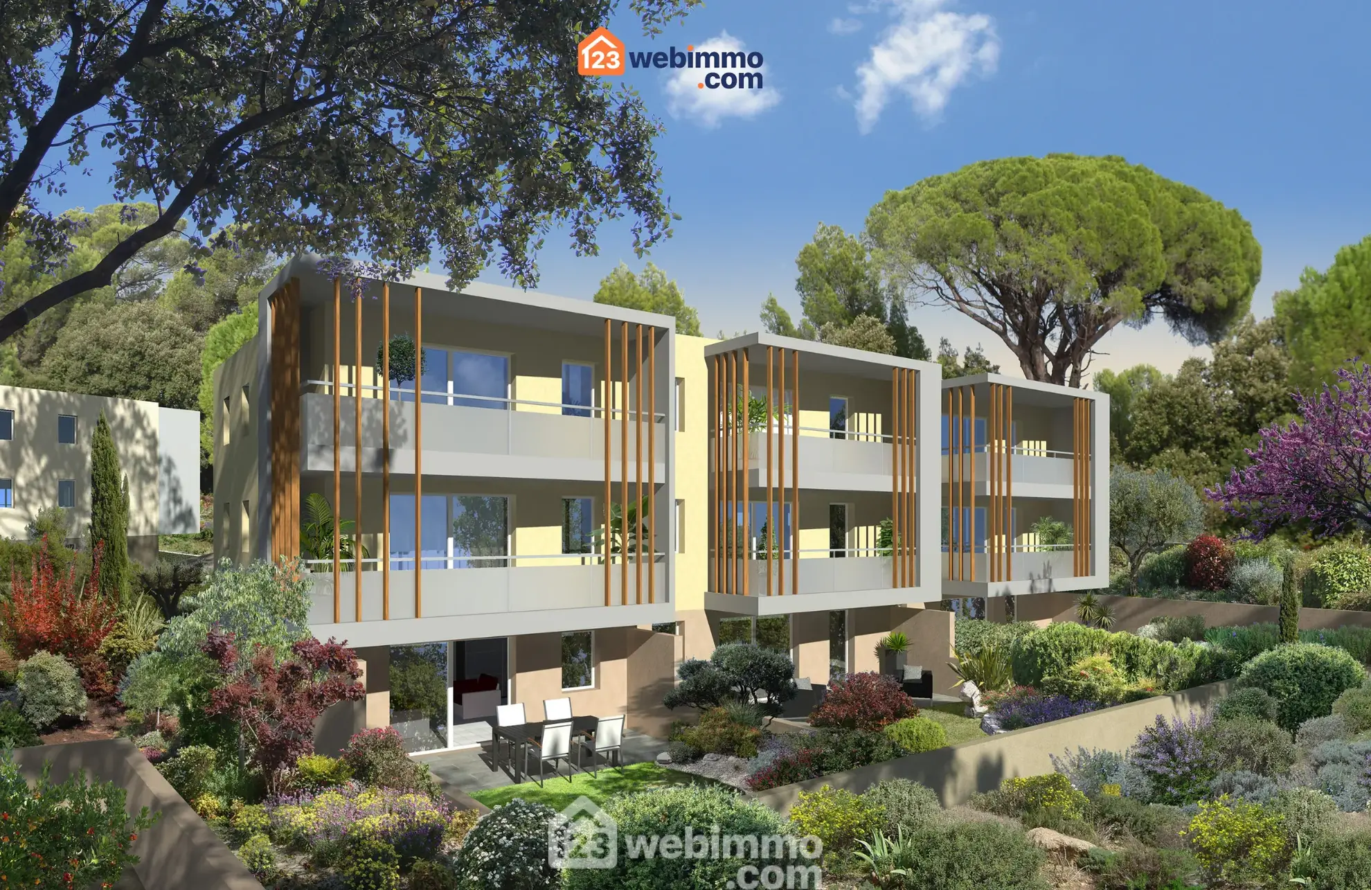 Appartement T3 neuf avec terrasse et parking à Villeneuve-lès-Avignon 