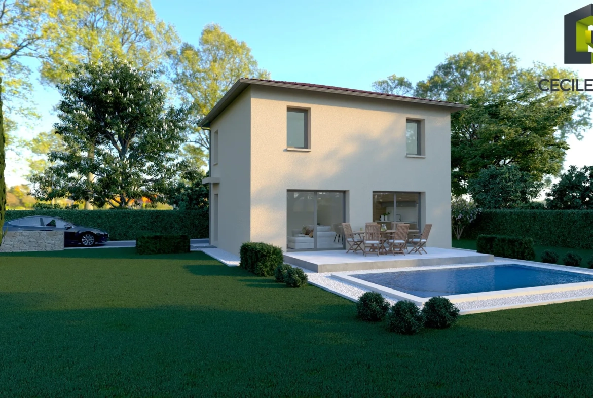 Maison neuve à Saint-Étienne-sur-Chalaronne - 93 m², 3 chambres, norme RE2020 