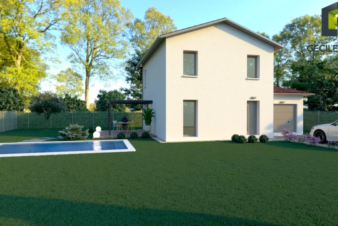 Maison neuve à Saint-Étienne-sur-Chalaronne - 93 m², 3 chambres, norme RE2020 
