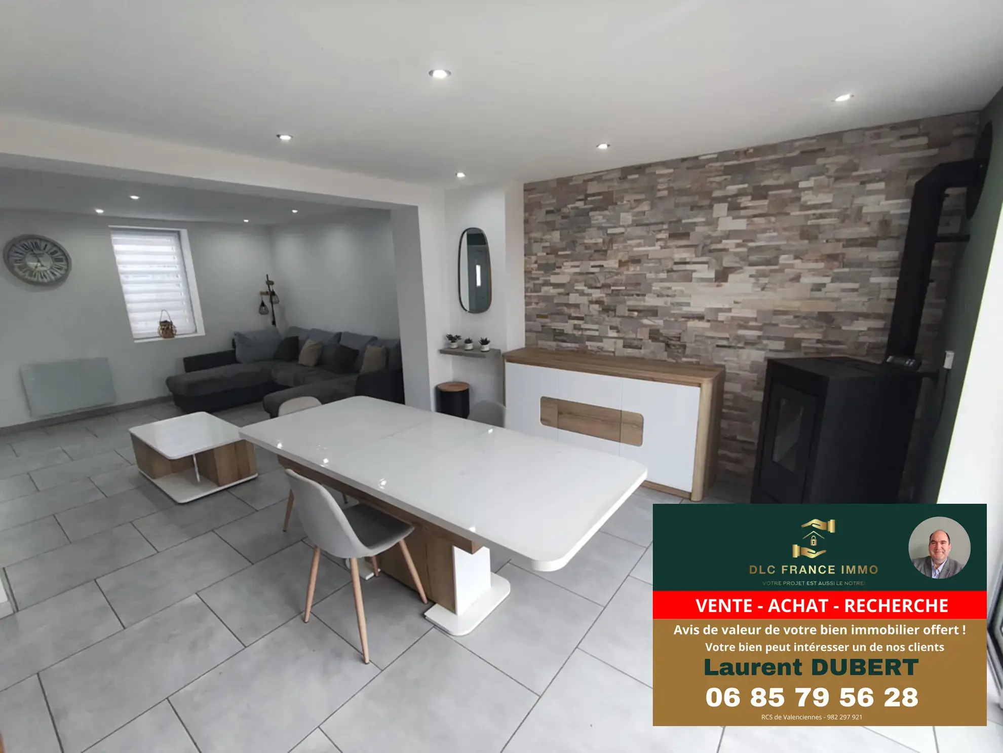 Maison typique rénovée de l'Avesnois avec 3 chambres et grand terrain à vendre 