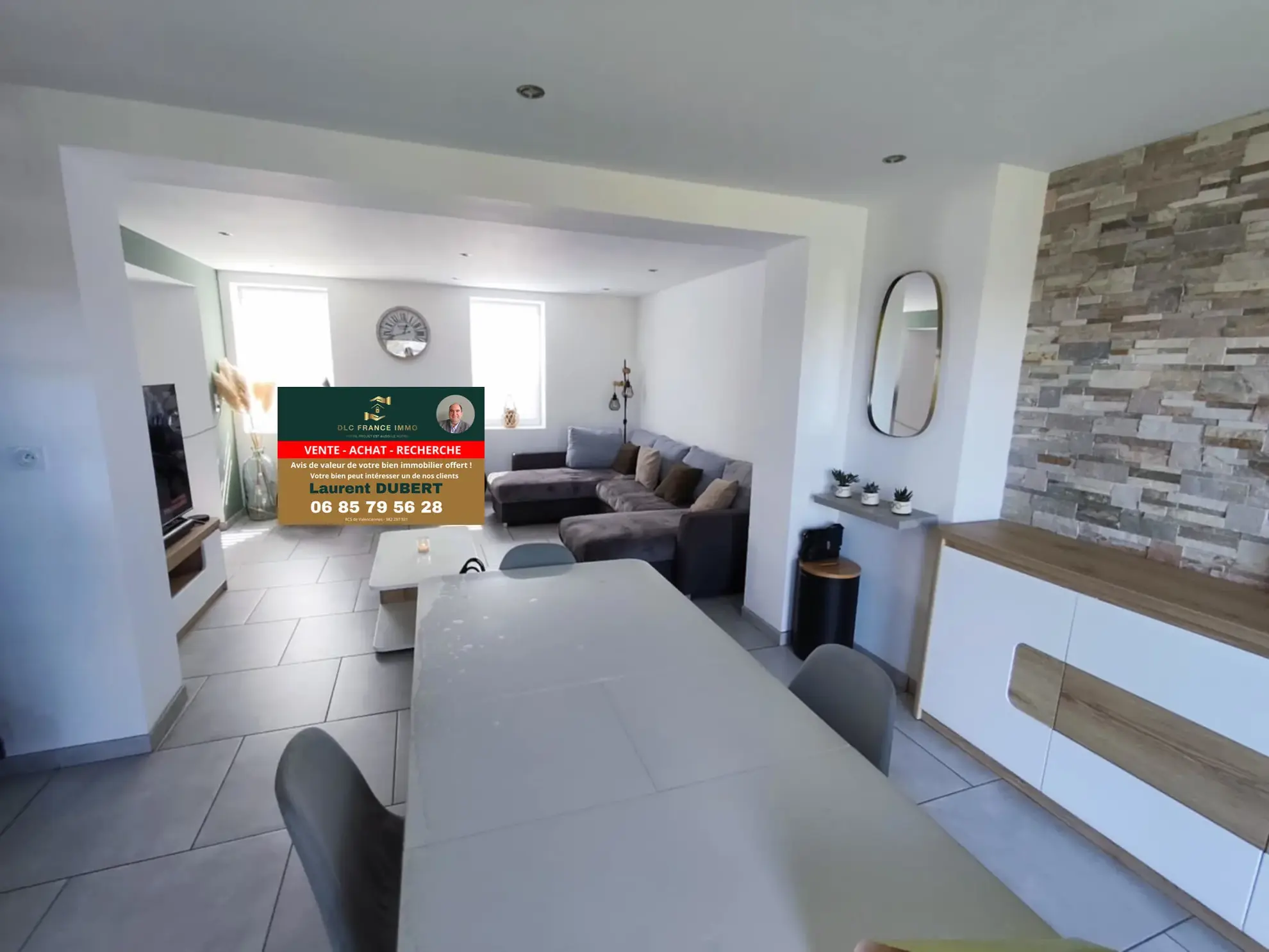 Maison typique rénovée de l'Avesnois avec 3 chambres et grand terrain à vendre 