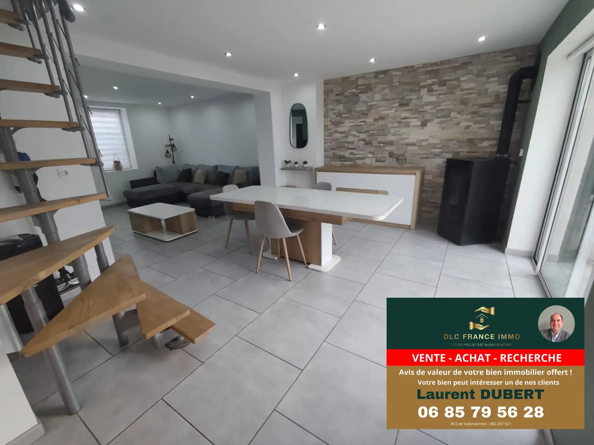 Maison typique rénovée de l'Avesnois avec 3 chambres et grand terrain à vendre 