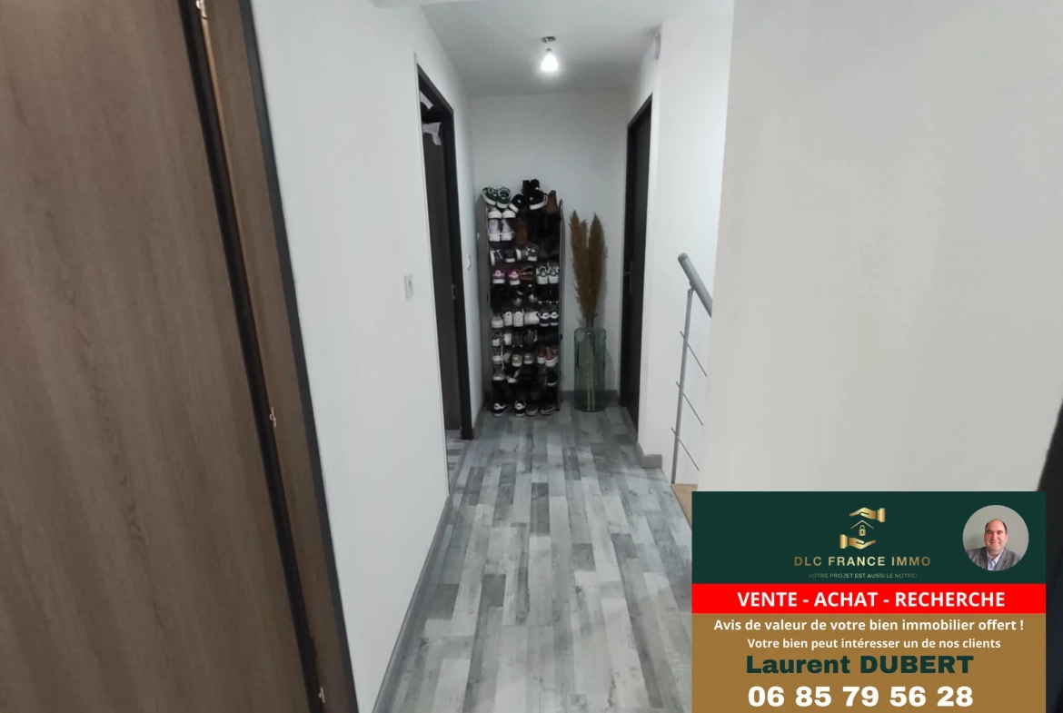 Maison typique rénovée de l'Avesnois avec 3 chambres et grand terrain à vendre 