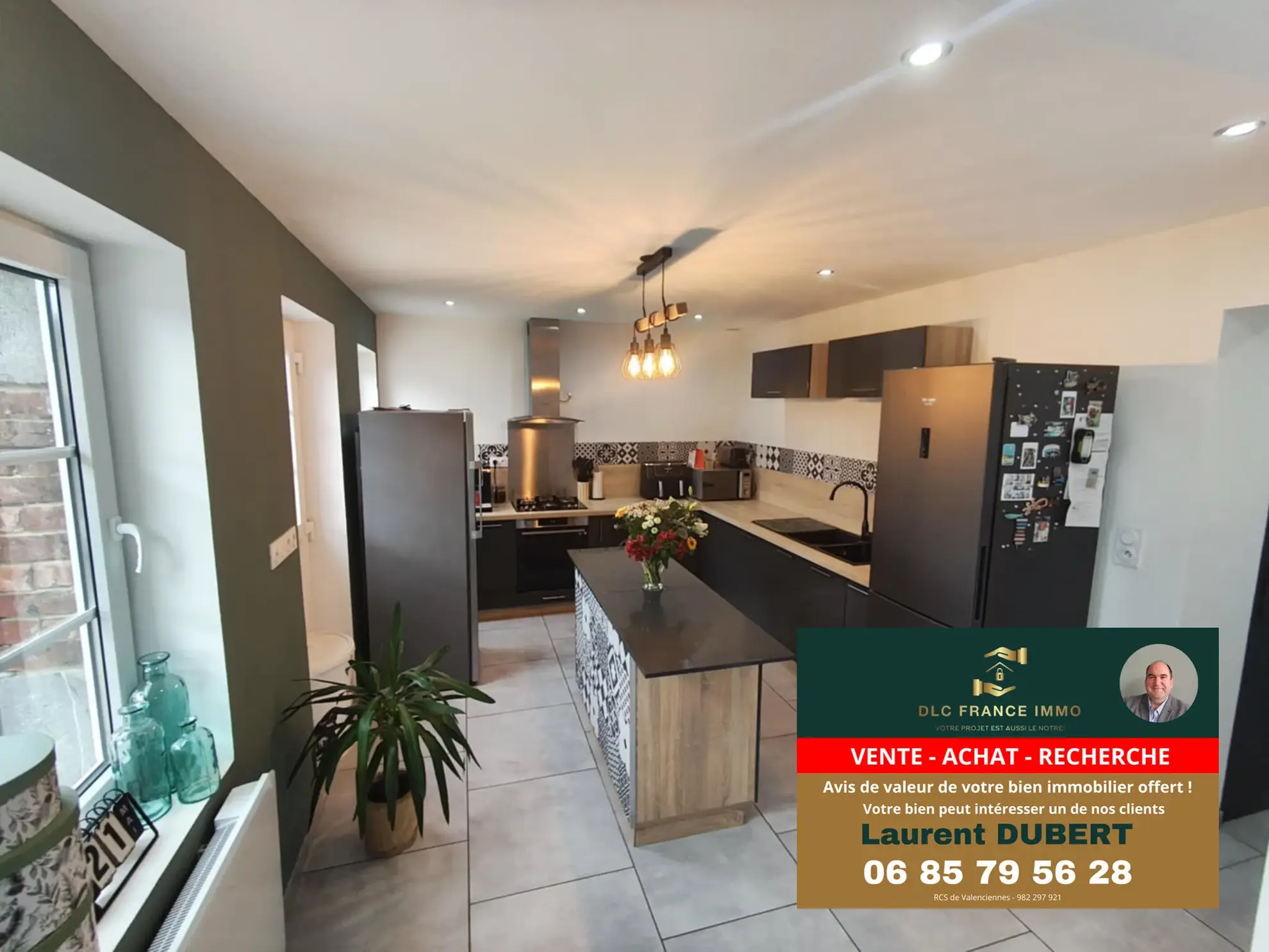 Maison typique rénovée de l'Avesnois avec 3 chambres et grand terrain à vendre 