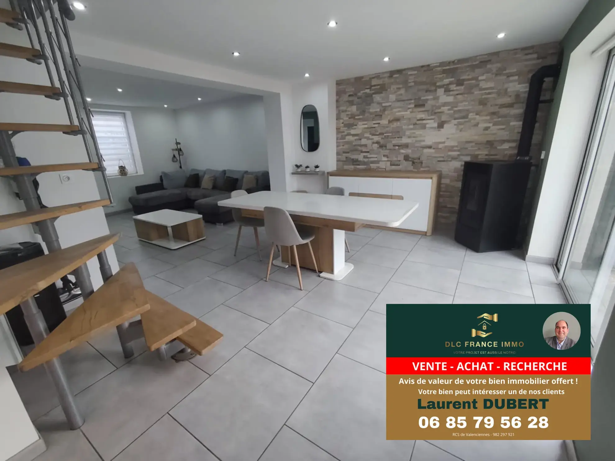 Maison typique rénovée de l'Avesnois avec 3 chambres et grand terrain à vendre 