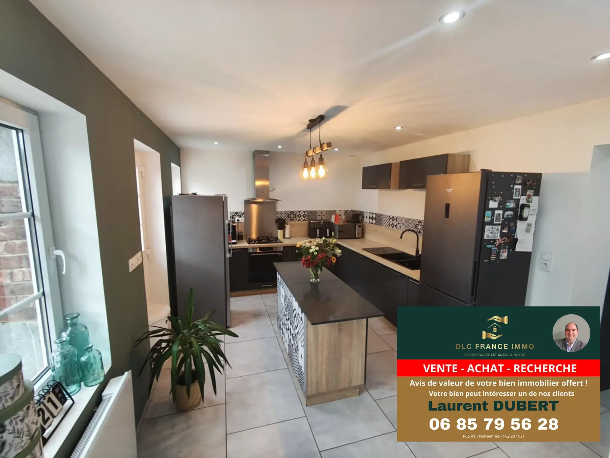 Maison typique rénovée de l'Avesnois avec 3 chambres et grand terrain à vendre 