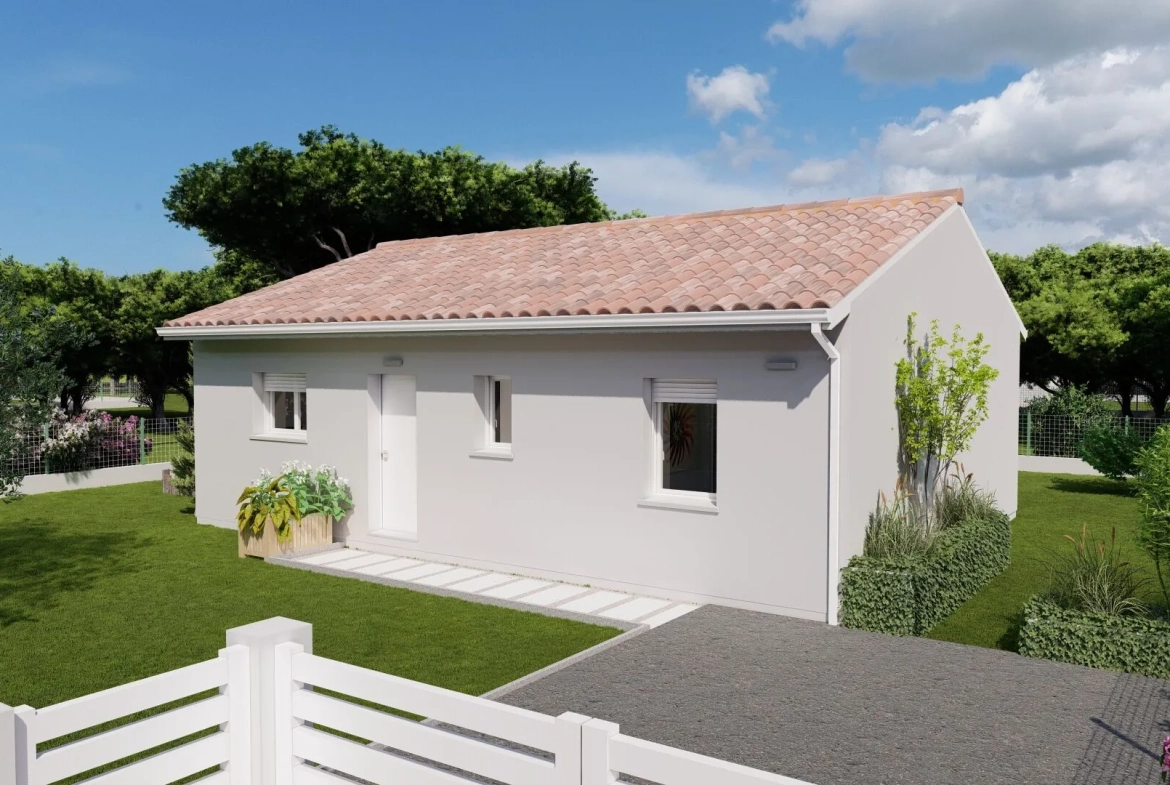 Maison neuve 70m² avec 2 chambres à Vielle-Saint-Girons, proche de l’océan 