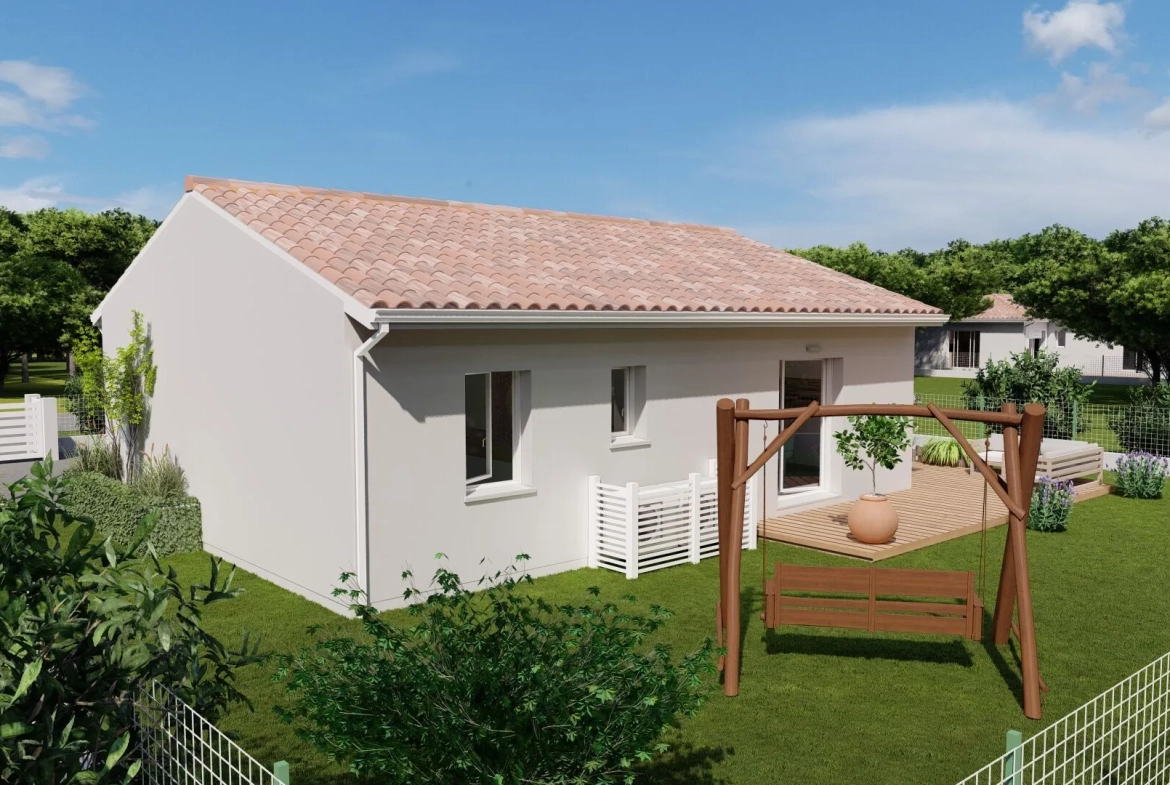 Maison neuve 70m² avec 2 chambres à Vielle-Saint-Girons, proche de l’océan 