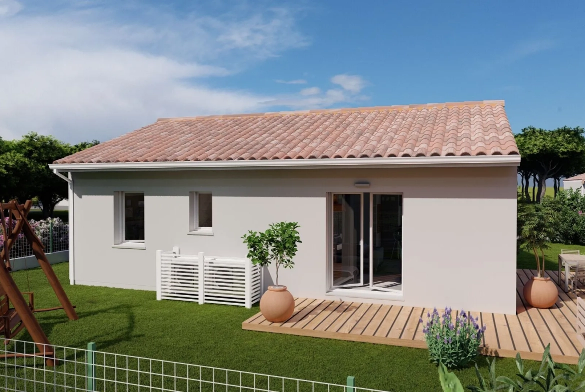 Maison neuve 70m² avec 2 chambres à Vielle-Saint-Girons, proche de l’océan 