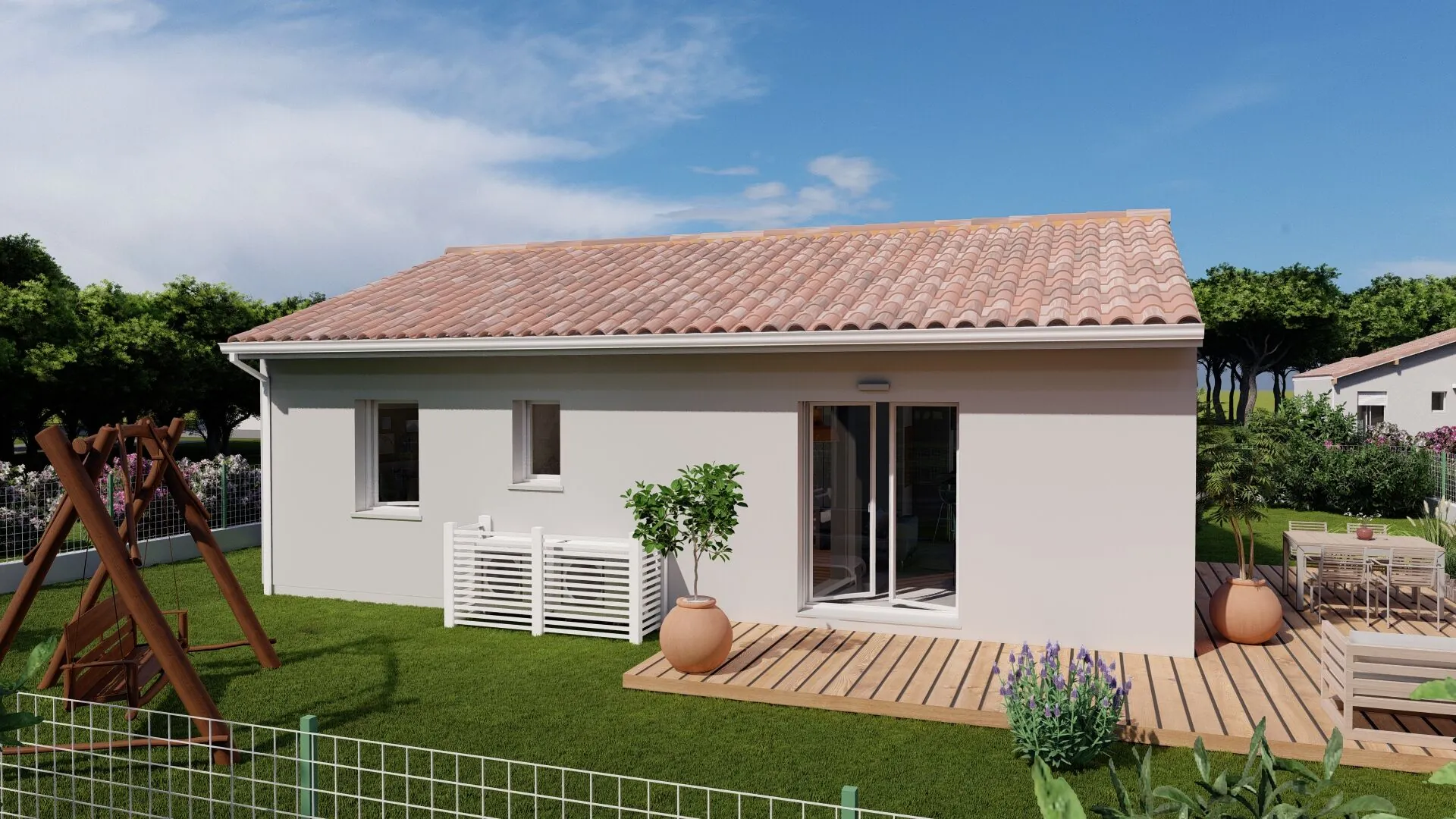 Maison neuve 70m² avec 2 chambres à Vielle-Saint-Girons, proche de l’océan 