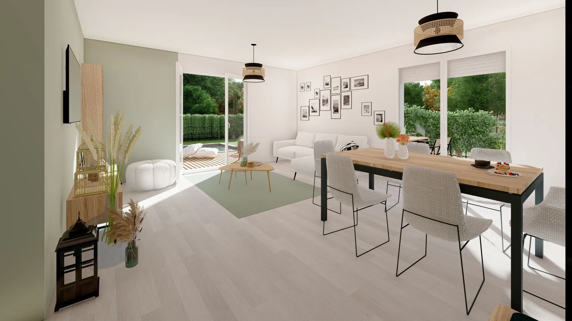 Maison neuve 70m² avec 2 chambres à Vielle-Saint-Girons, proche de l’océan 