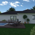 Maison neuve de 90 m² avec jardin à Le Pont-de-Beauvoisin