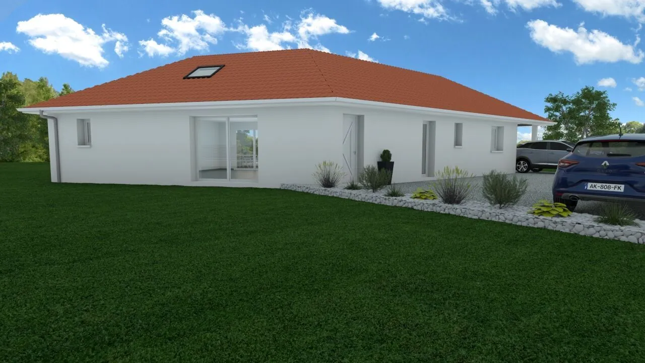 Maison neuve de 90 m² avec jardin à Le Pont-de-Beauvoisin 