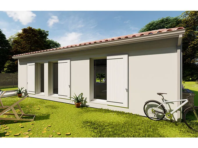 Maison 3 chambres avec garage à Lalinde - Terrain de 900 m² à partir de 207 000 € 