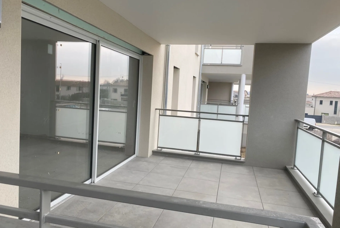 A vendre appartement T2 avec terrasse ensoleillée à Tournon-sur-Rhône 