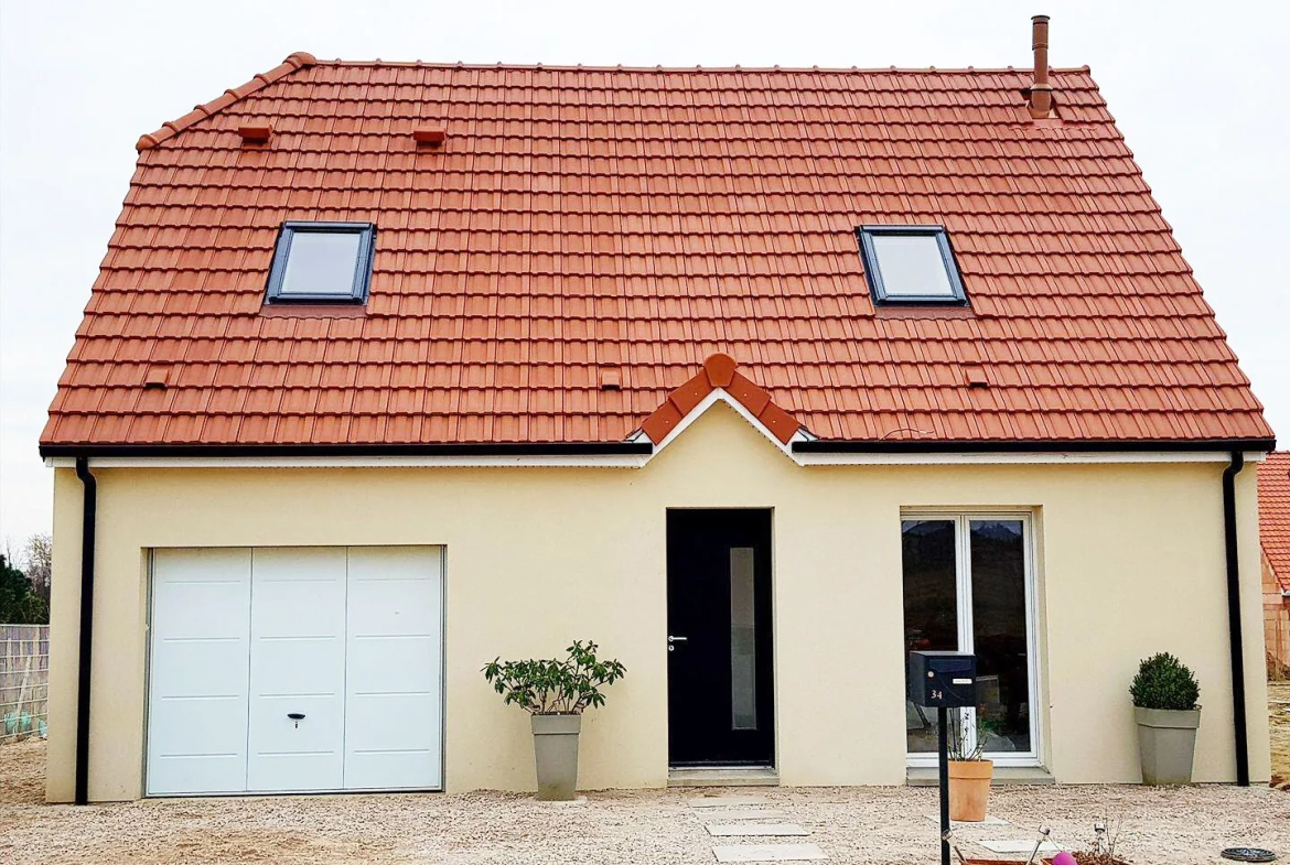 Maison neuve à Berteaucourt-Lès-Thennes avec prestations modernes proche d'Amiens 