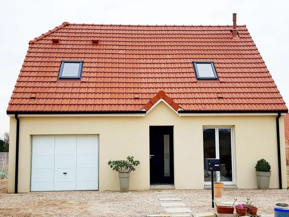 Maison neuve à Berteaucourt-Lès-Thennes avec prestations modernes proche d'Amiens