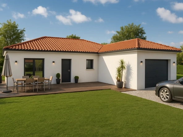 Maison neuve de 90 m² avec jardin à Le Pont-de-Beauvoisin – Contruction écologique