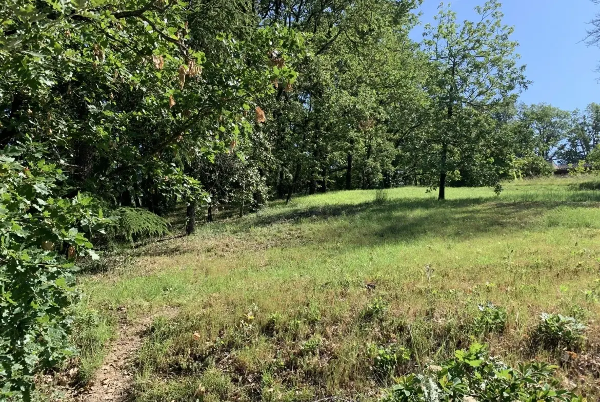 À vendre terrain constructible de 2019 m² à Puygouzon avec vue exceptionnelle 