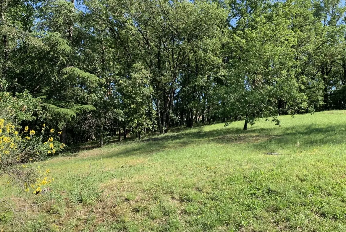 À vendre terrain constructible de 2019 m² à Puygouzon avec vue exceptionnelle 