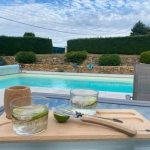 Villa à Chambost-Allières avec piscine, terrasse et vue panoramique