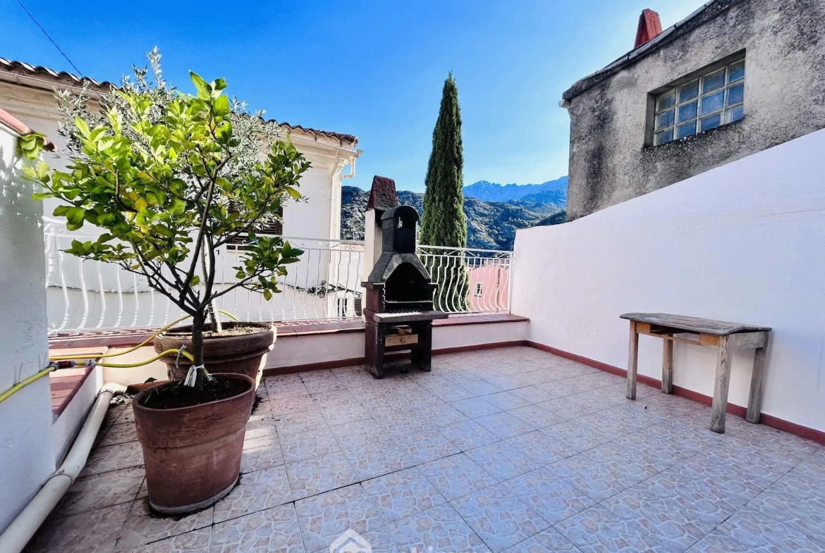 Charmante maison de village de 128m² à Muro en Balagne avec terrasse et vue montagne 