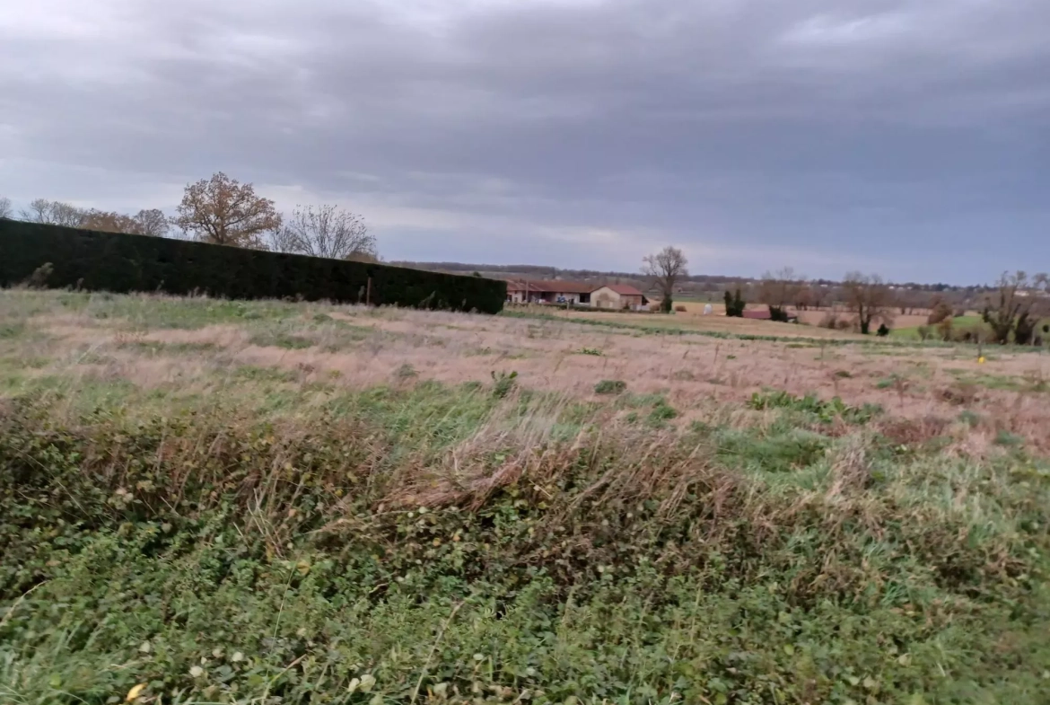 Construction d'une maison moderne avec vue à Chaveyriat - Terrain de 800 m² 