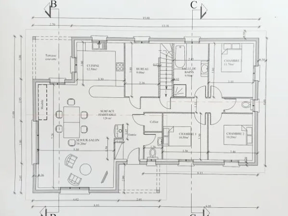 Maison neuve de 128 m² à Lepanges-sur-Vologne en vente en VEFA
