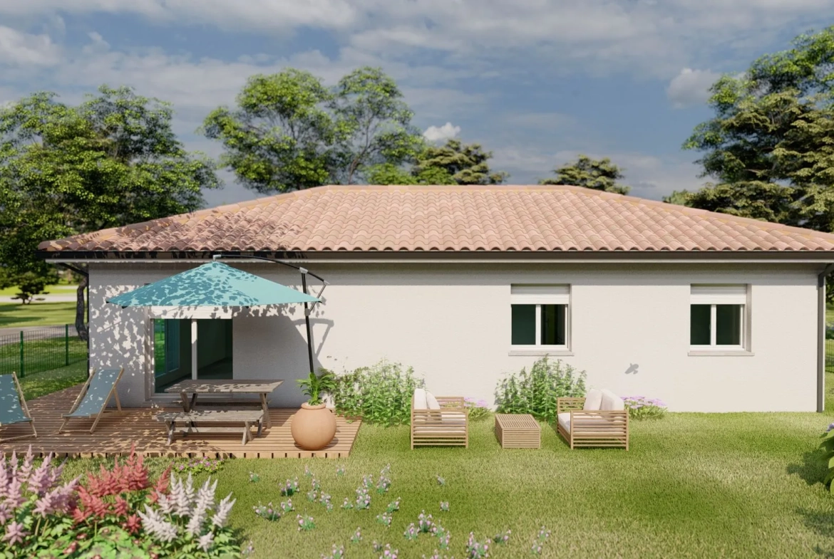 Maison 3 chambres avec terrasse à Saubusse - Projet sur mesure 