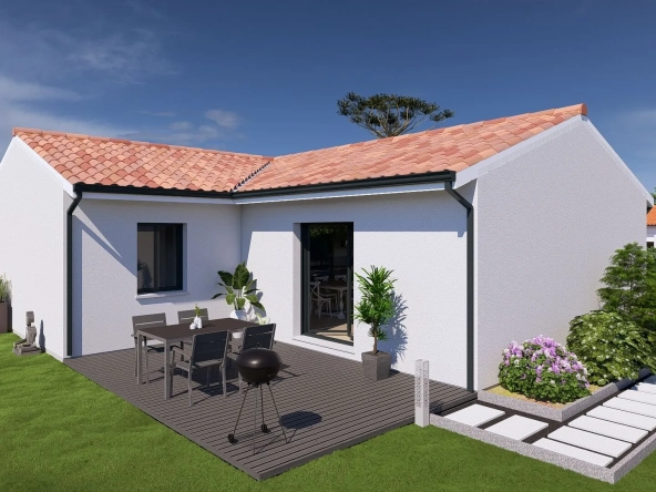 Charmante maison 3 chambres avec terrain de 571 m² à Vielle Saint Girons