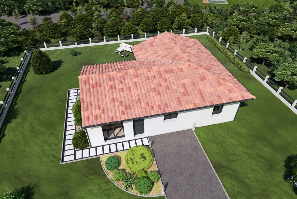 Charmante maison 3 chambres avec terrain de 571 m² à Vielle Saint Girons 