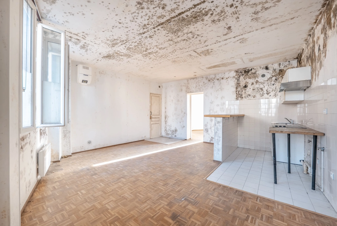 Appartement 2 pièces lumineux de 44,65 m² à Villejuif avec parking et cave 