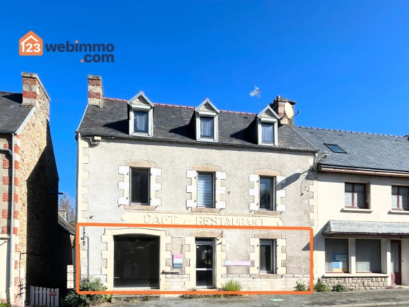 Local commercial et d'habitation de 166 m² à Saint-Michel-en-Grève, proche mer
