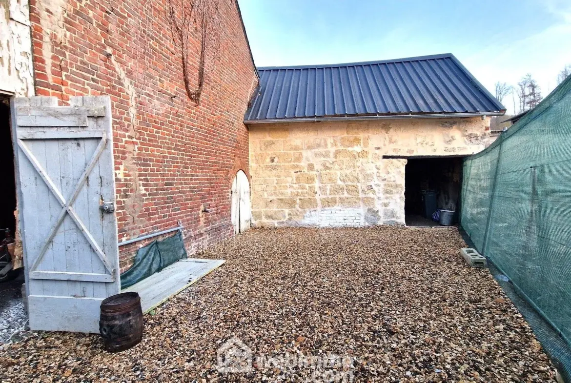 Grande grange à rénover de 100 m² à Crêpy - Opportunité rare 