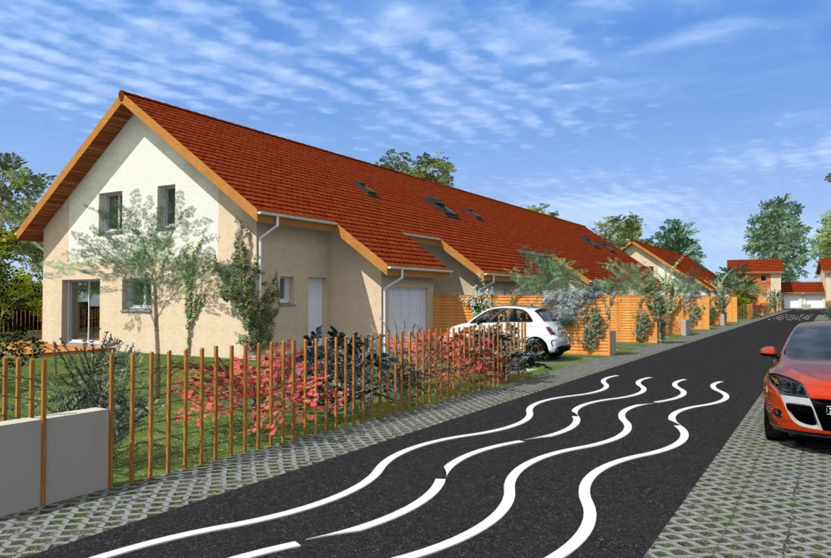 Terrain à vendre de 833 m² à Vizille dans lotissement agréable 