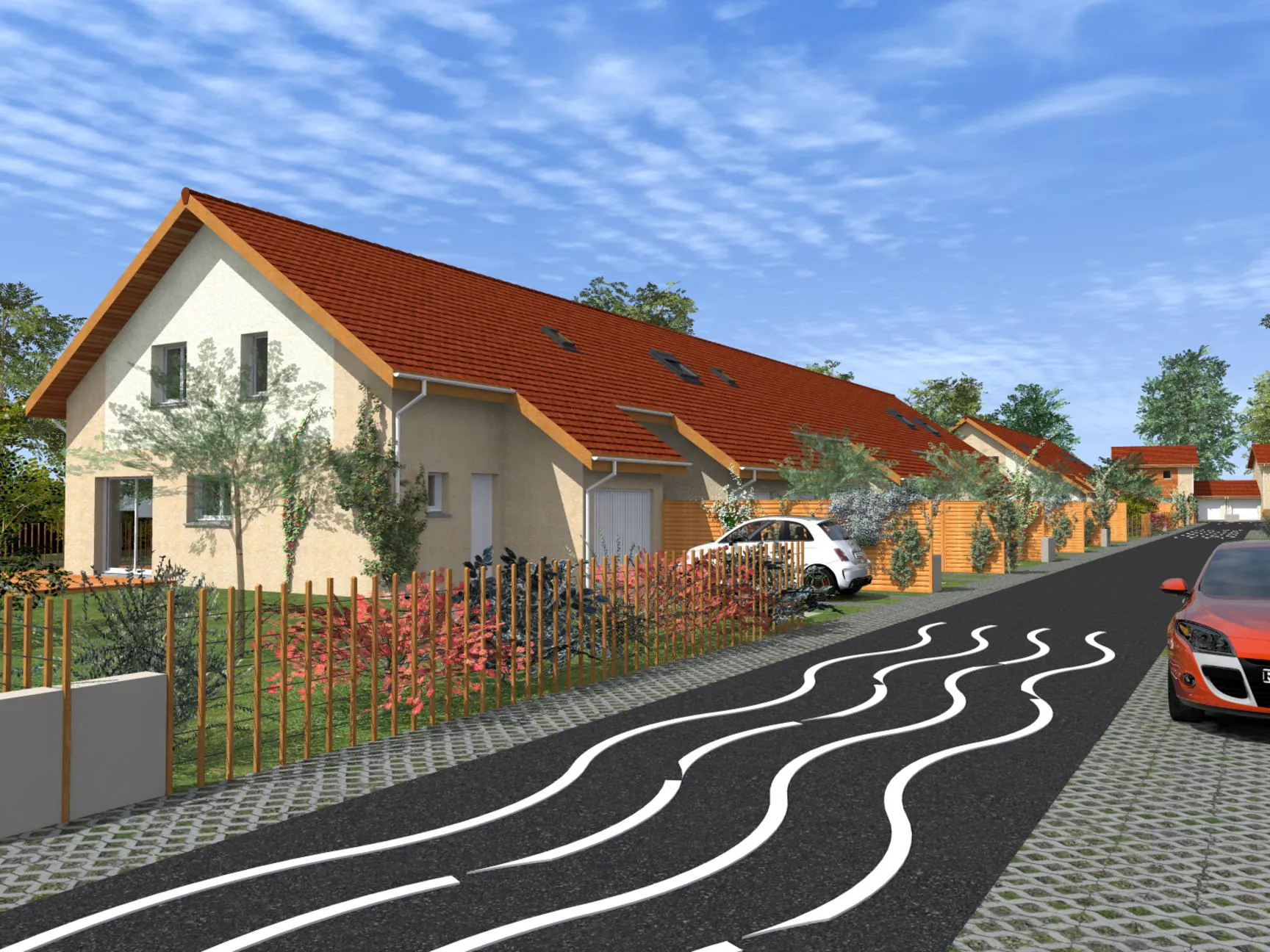 Terrain à vendre de 833 m² à Vizille dans lotissement agréable 