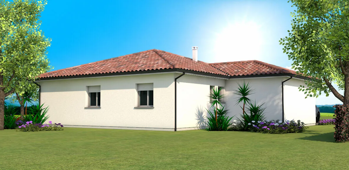 Maison neuve à Seyresse avec 3 chambres et terrain de 486 m² 