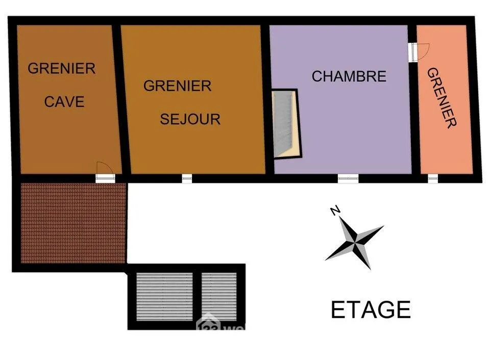 Maison à rénover de 103 m² avec terrain à Saint-Jean-De-Sauves 