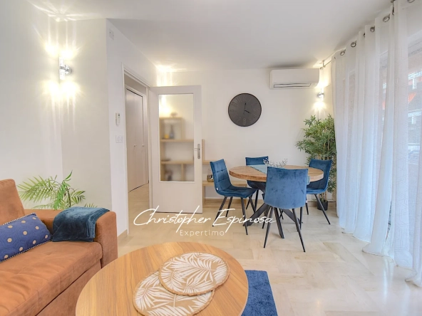 Appartement 2 pièces rénové à Antibes proche du Vieil Antibes
