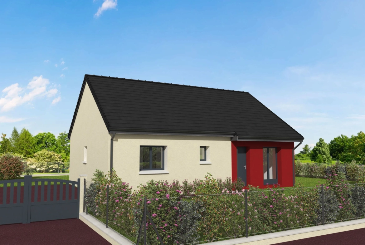 Maison individuelle neuve avec 2 chambres à Beaugency - 77 m² sur terrain de 460 m² 